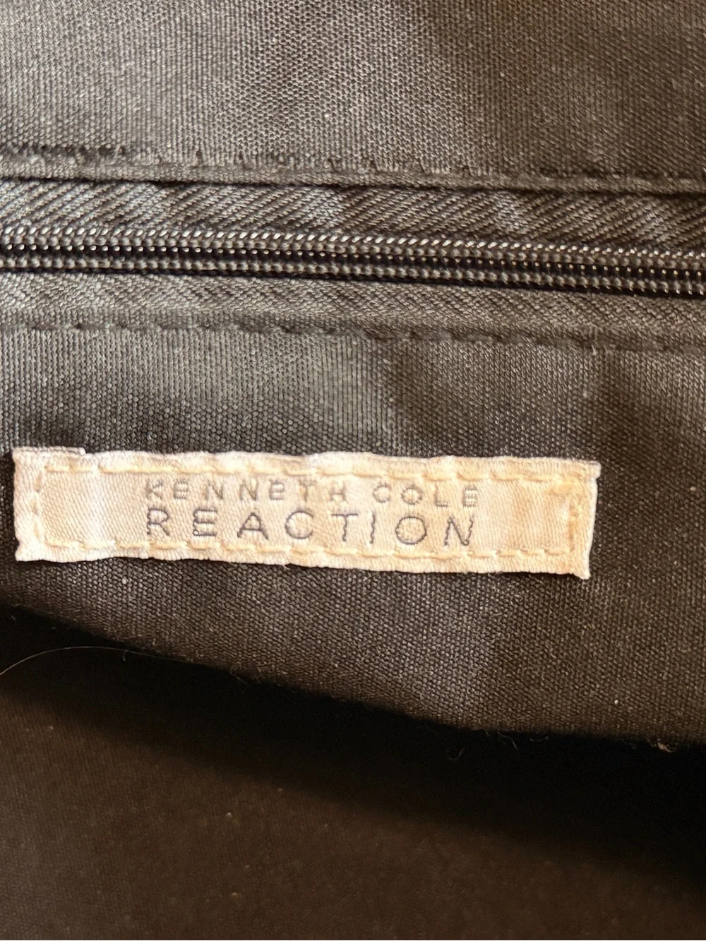 Kenneth Cole Reaction Black Faux Leather Bag!!